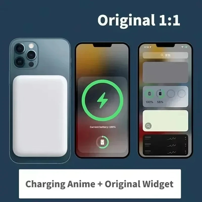 Magnetic Wireless Portable Power Bank