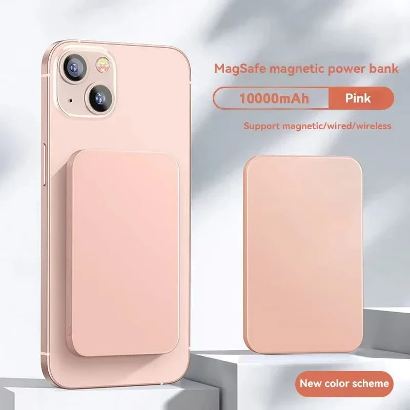 Magnetic Wireless Portable Power Bank