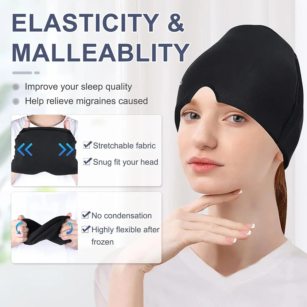 Cold Compress Migraine Relief Cap