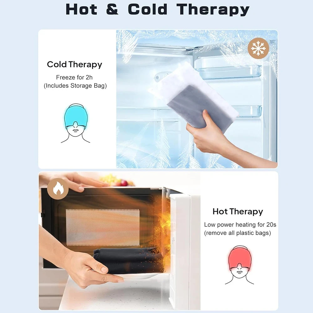 Cold Compress Migraine Relief Cap