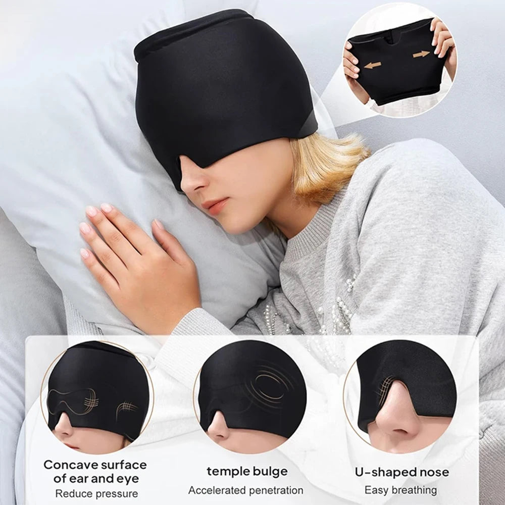 Cold Compress Migraine Relief Cap